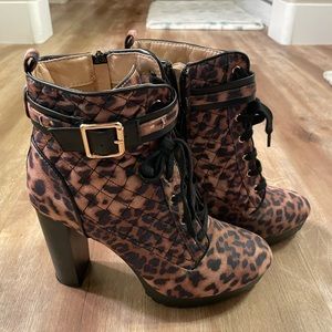 Just Fab Cheetah Boots